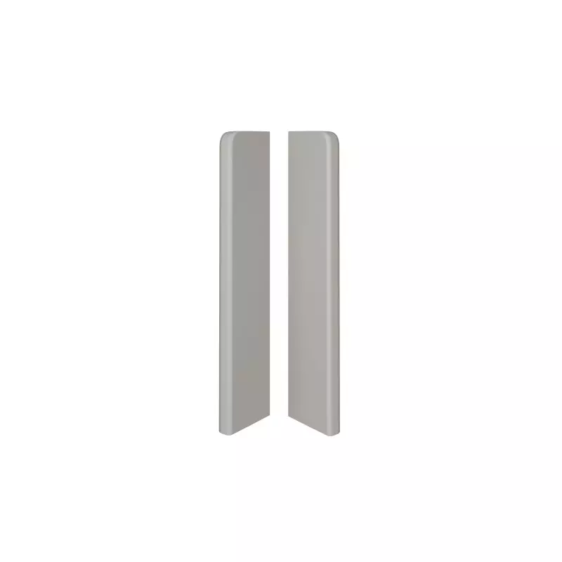 Right / left end for Espumo ESP203 skirting board in Grey