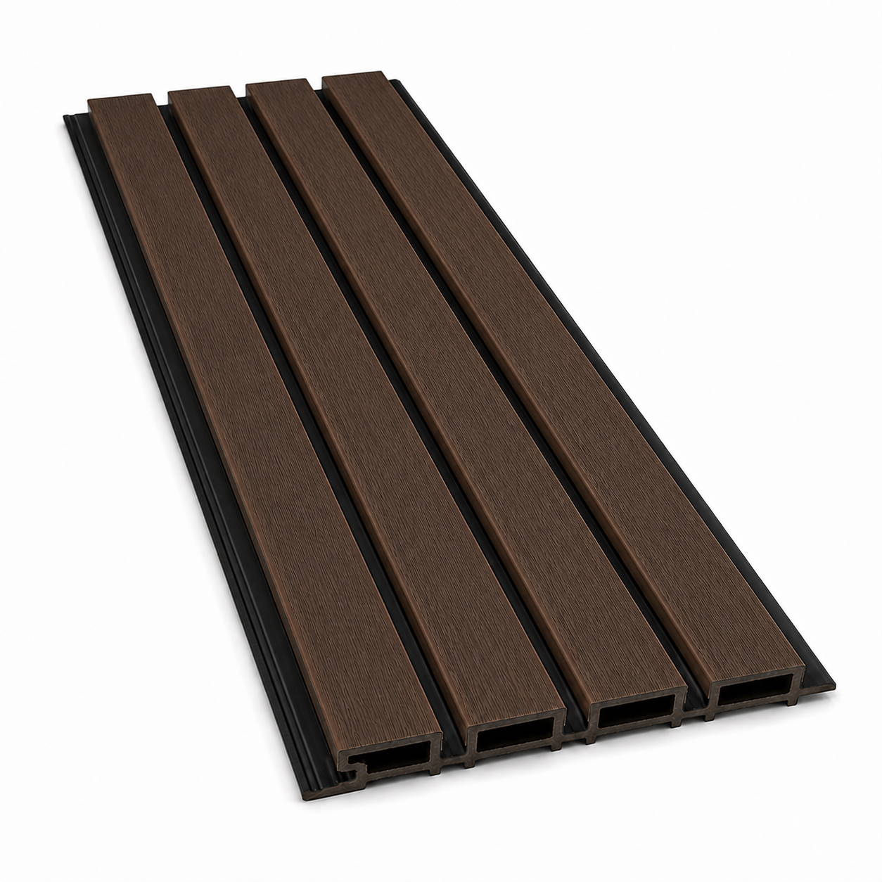 Outdoor WPC Wall Panel - Dark Brown