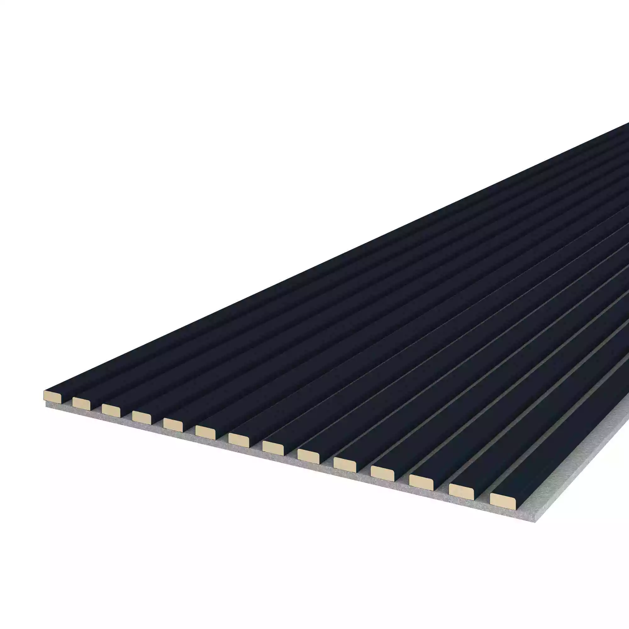 Acoustic panel 2400 x 600 mm Indigo - Grey acoustic felt