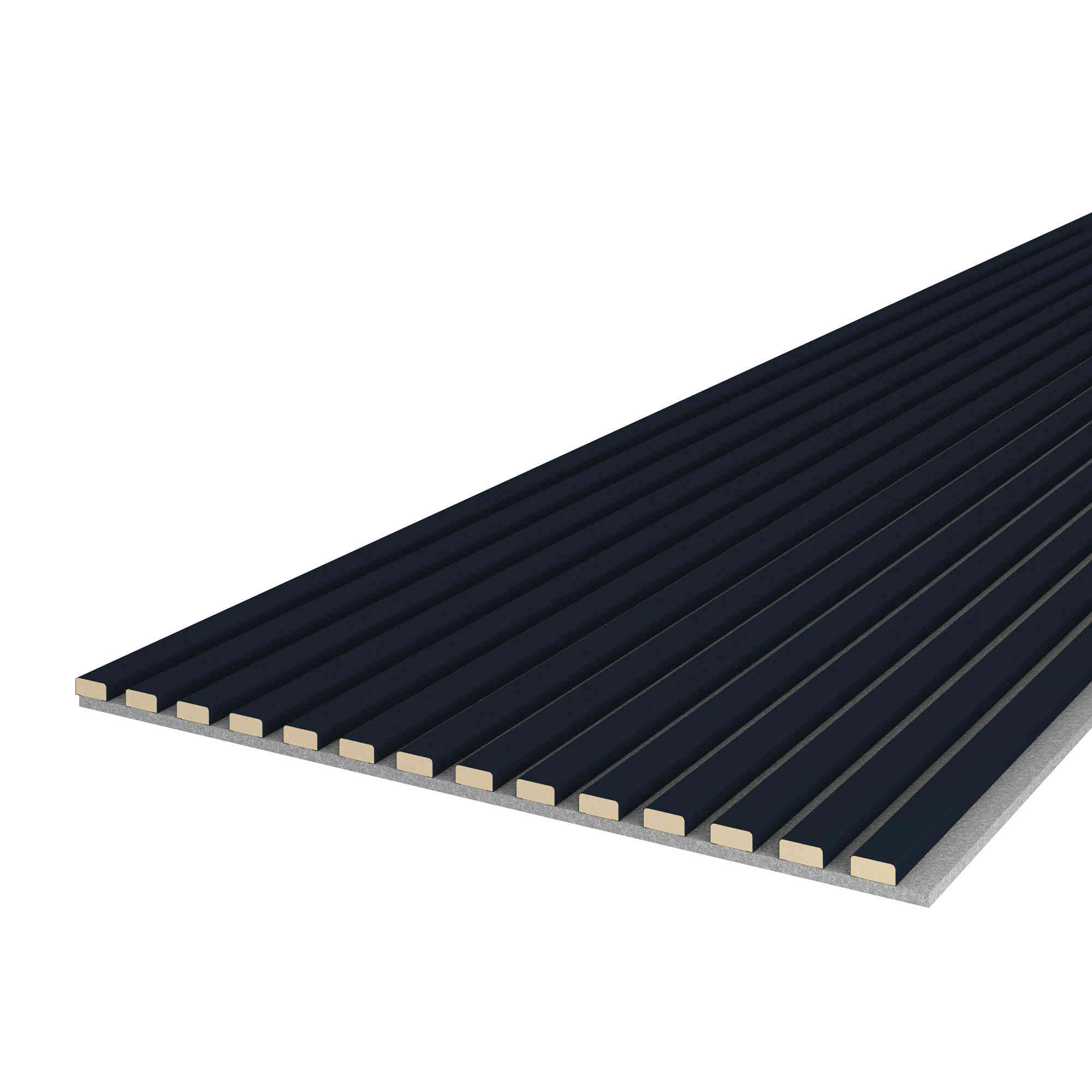Acoustic panel 2400 x 600 mm Indigo - Grey acoustic felt Acoustic panel 2400 x 600 mm Indigo - Grey acoustic felt