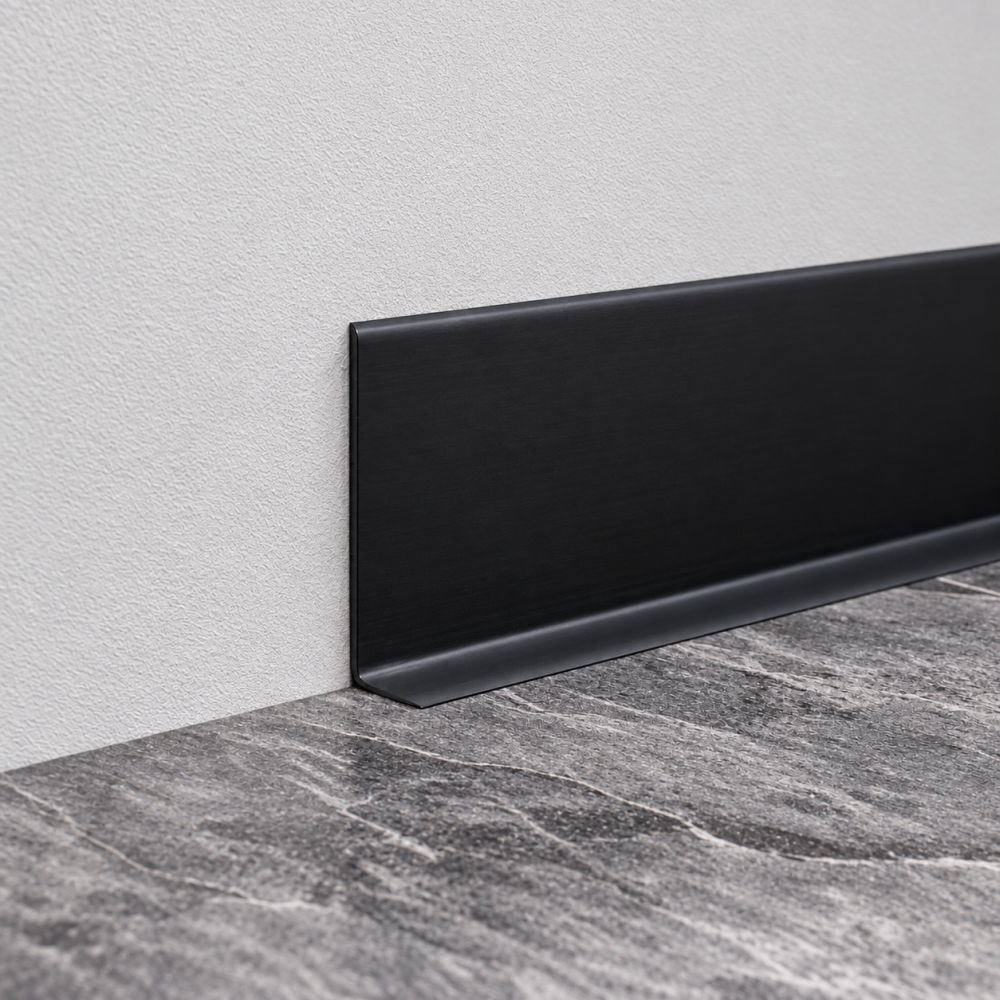 Weichsockelleiste 50 x 15mm - Schwarz