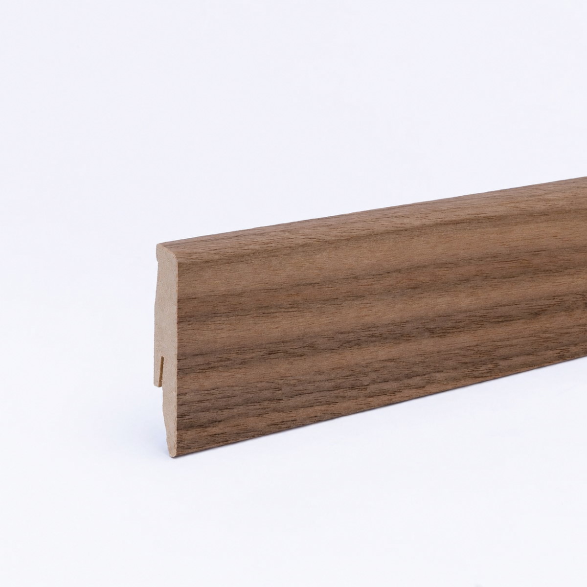 Veneer skirting 60mm untreated walnut