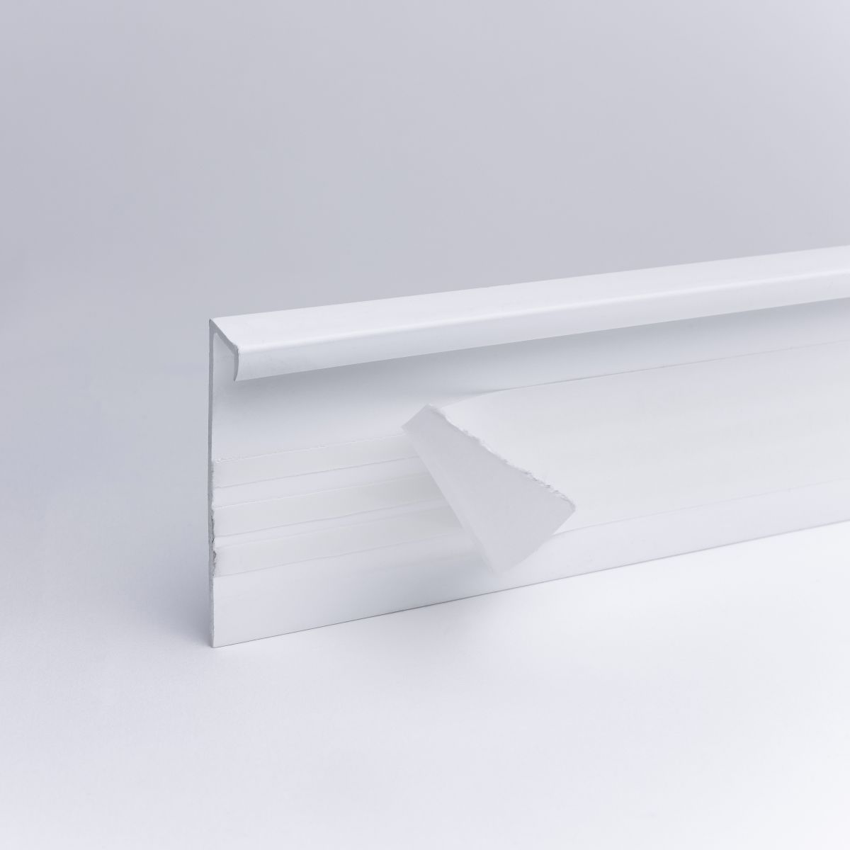 Floorcovering flexi-profile white Floorcovering flexi-profile white