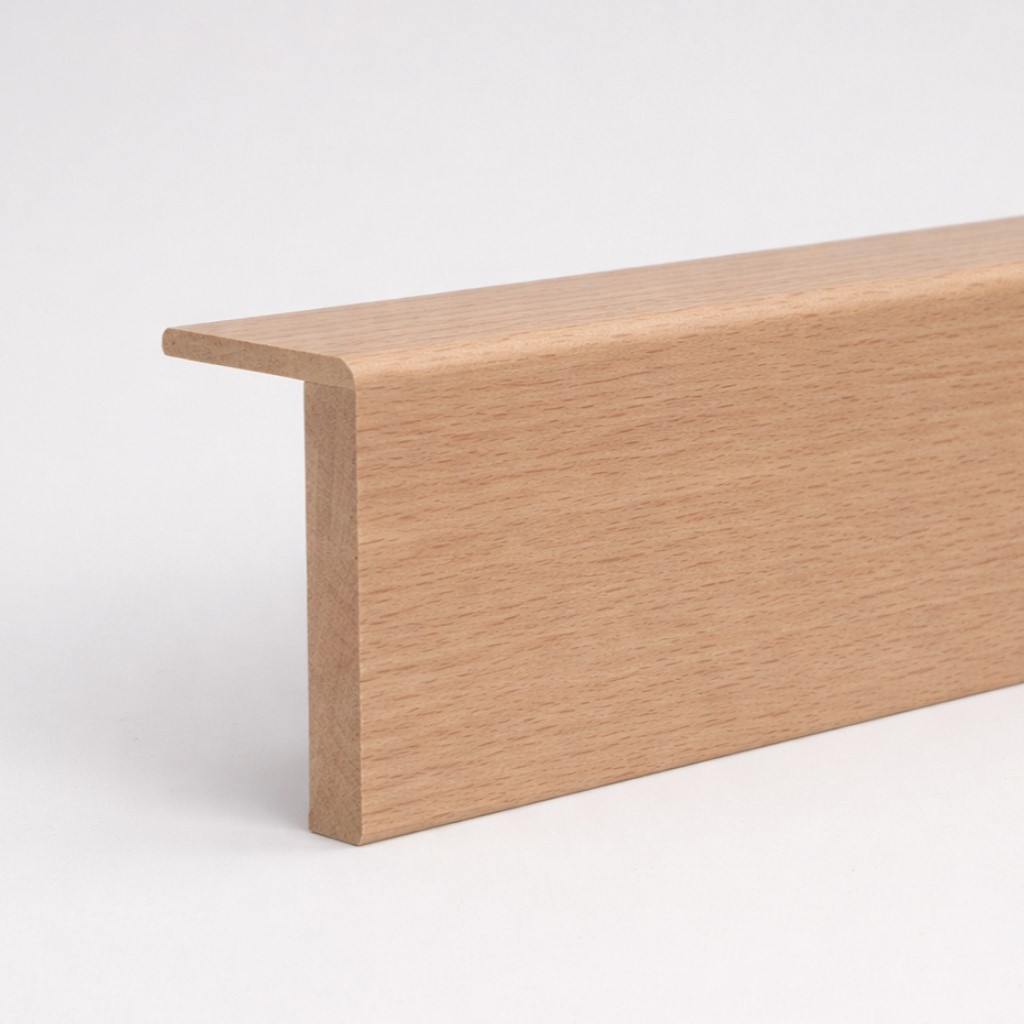 Pipe cover strip natural Hêtre 120 x 60 x 2.400 mm