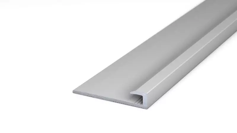Alu-Abschlussprofil Nr. 211, 27 x 5,4 mm - Silber 270 cm