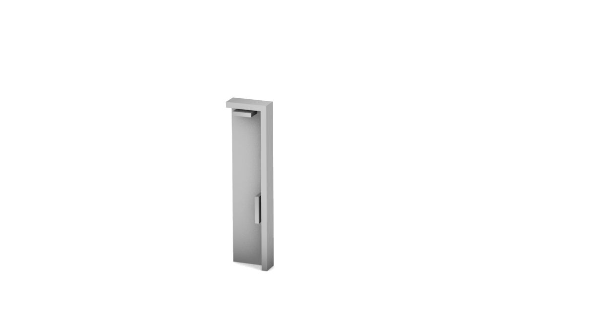 end cap right for metal skirtings CULTUS 45 - black end cap right for metal skirtings CULTUS 45 - black