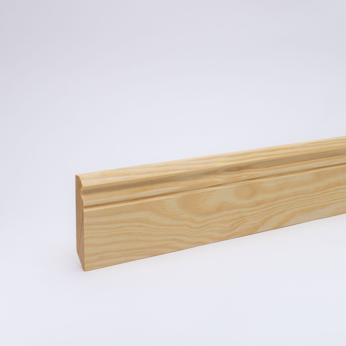 Solid wood skirting Berlin profile 90mm - pine oiled Solid wood skirting Berlin profile 90mm - pine oiled