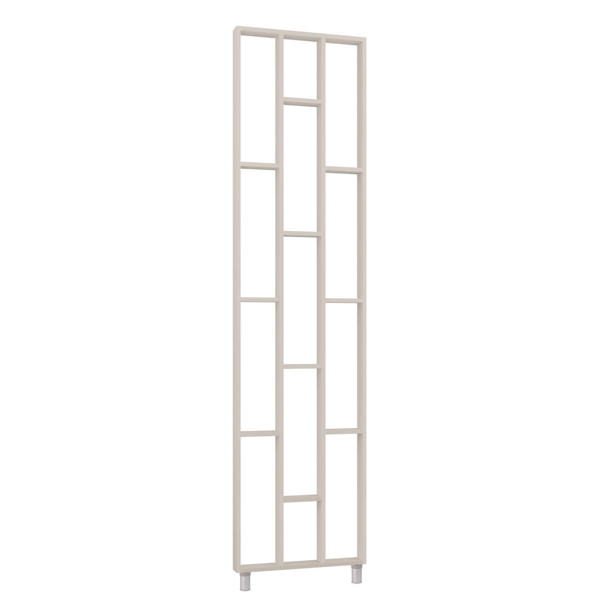 Design room divider, shelving system 75 x 634 x 2500 mm - Cashmere Design room divider, shelving system 75 x 634 x 2500 mm - Cashmere