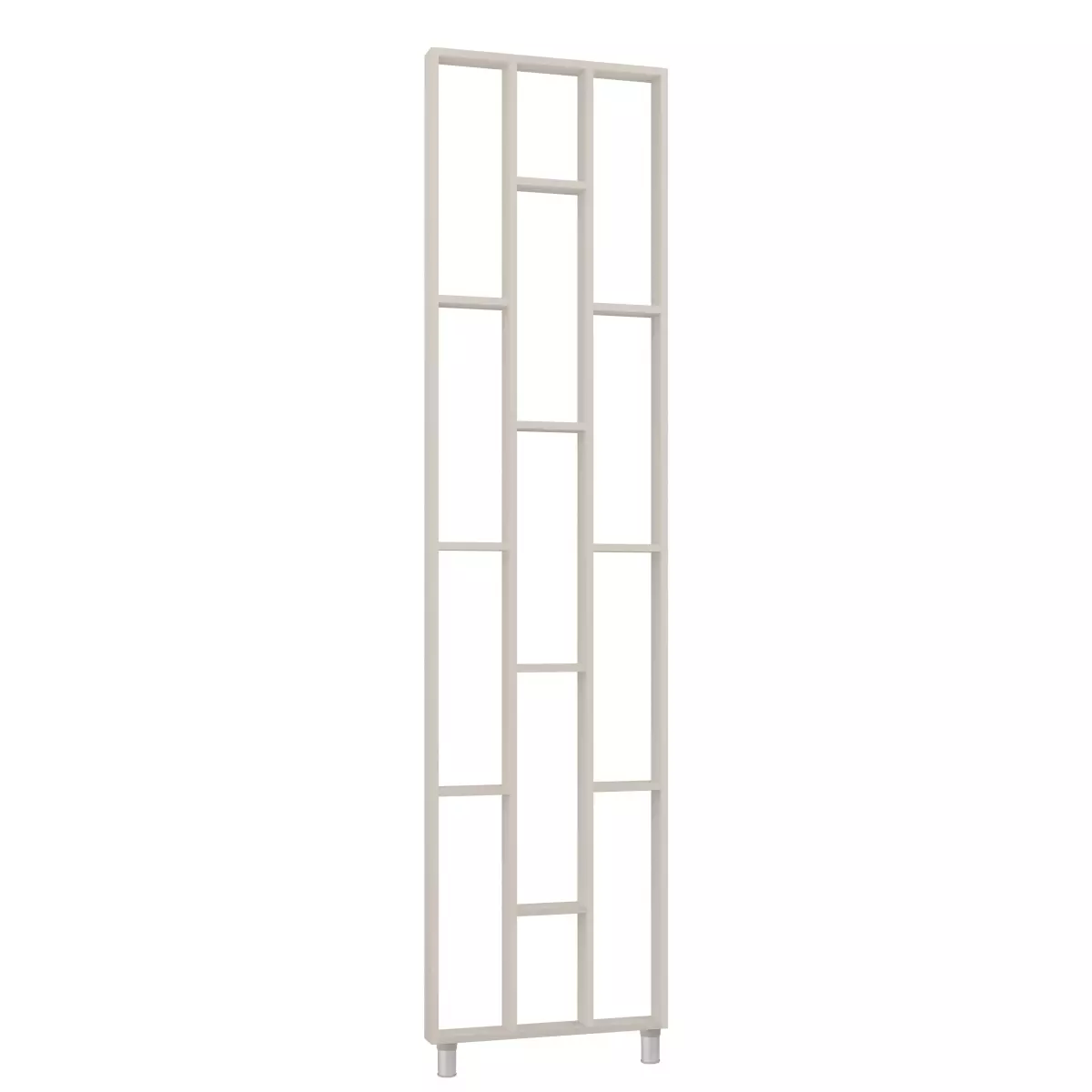 Design Raumteiler, Regalsystem 75 x 634 x 2500 mm - Kaschmir