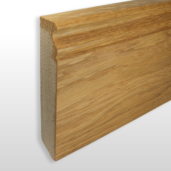 solid wood skirting 120mm with Berlin profile oiled oak solid wood skirting 120mm with Berlin profile oiled oak