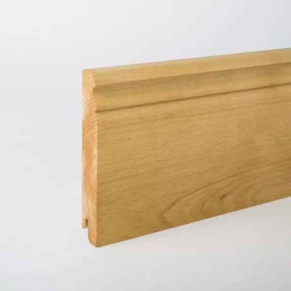 Sockelleiste Berliner Profil 120mm - Buche geölt