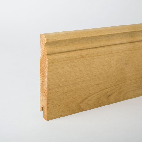 Sockelleiste Berliner Profil 120mm - Buche geölt