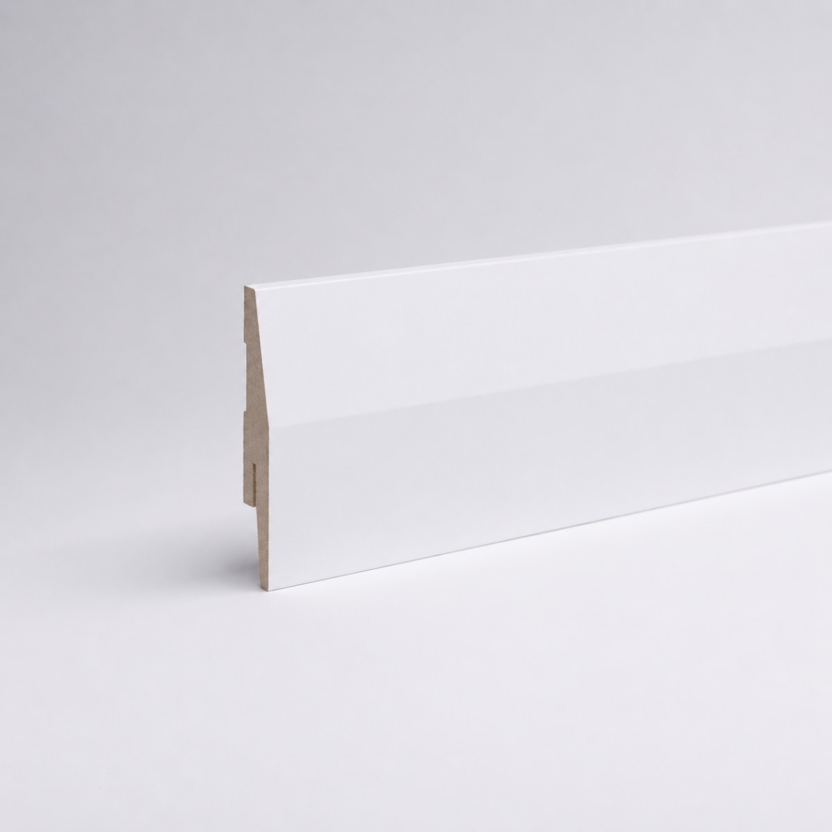 Sockelleiste Kölner Profil 85 mm MDF - Weiß