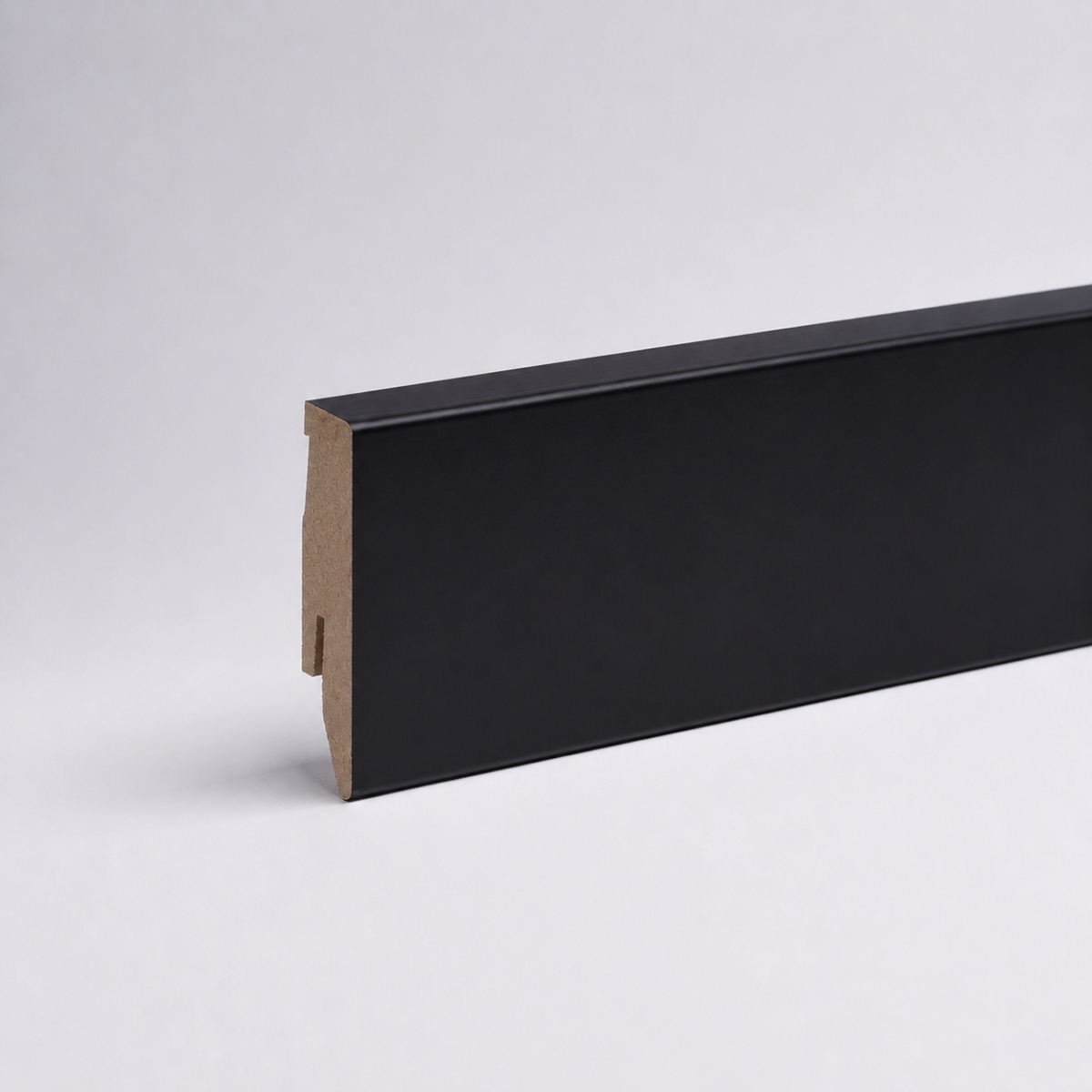 Dekor-Sockelleiste 60 mm Schwarz