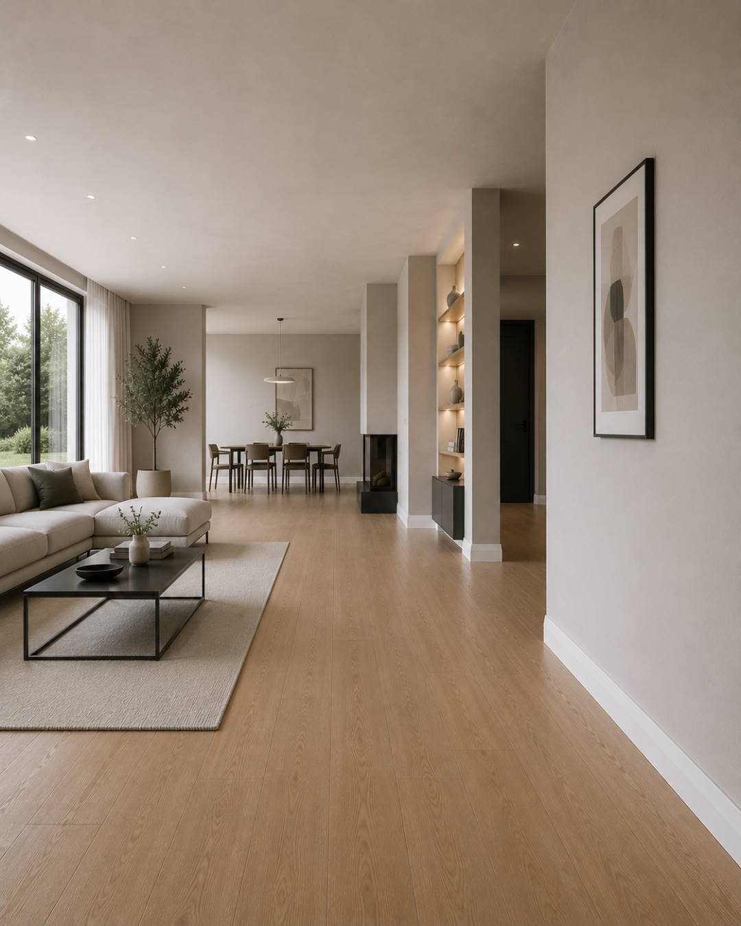 Cologne profile 100 mm MDF - white
