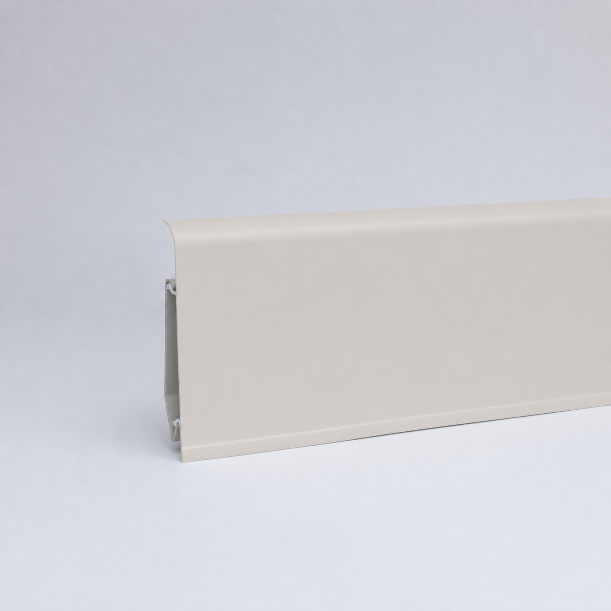 Klemmsockelleiste Smart-Flex 70 mm Kaschmir - mit Dichtlippen