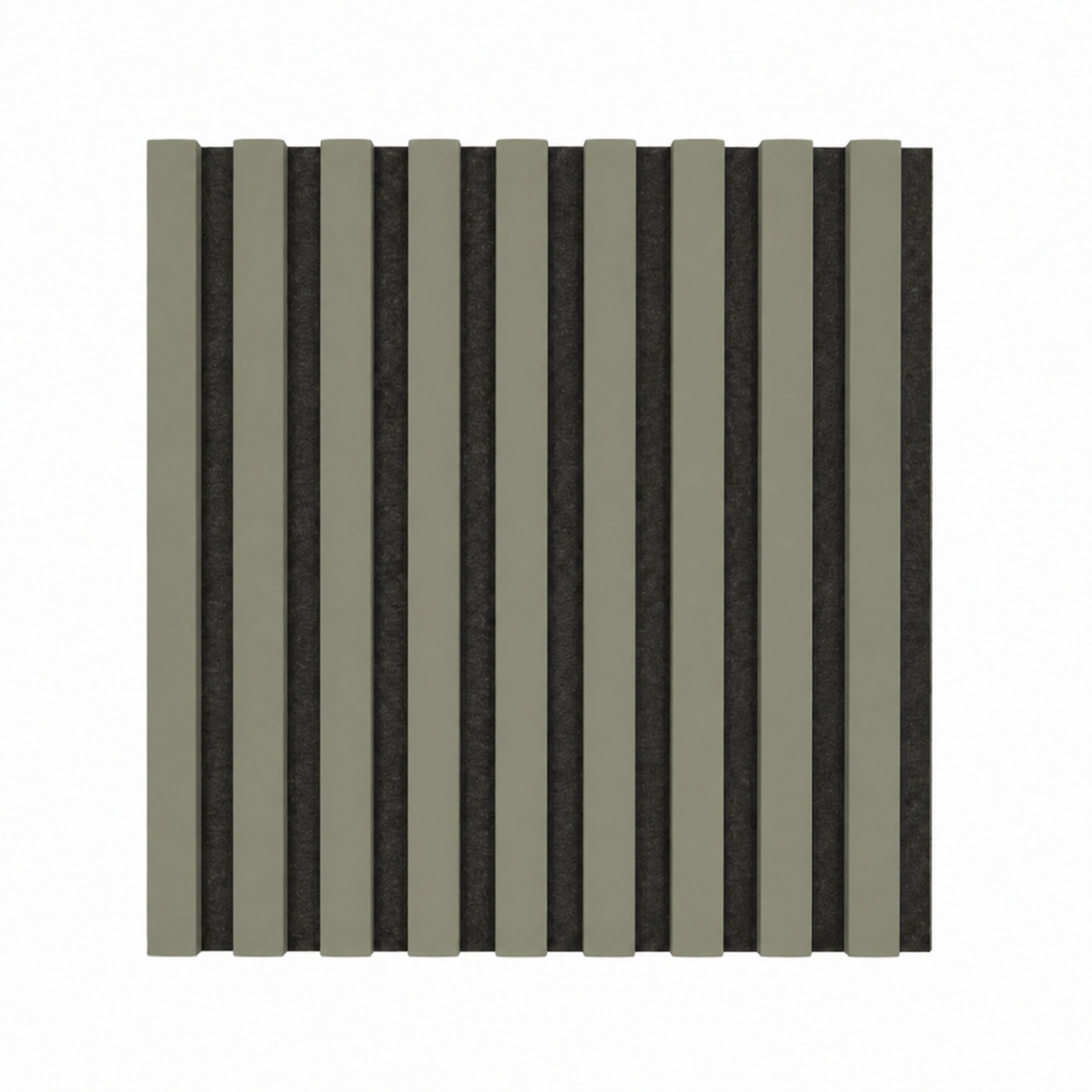 Acoustic+ Akustikpaneel Olive 400 x 400 mm - Akustikfilz Schwarz