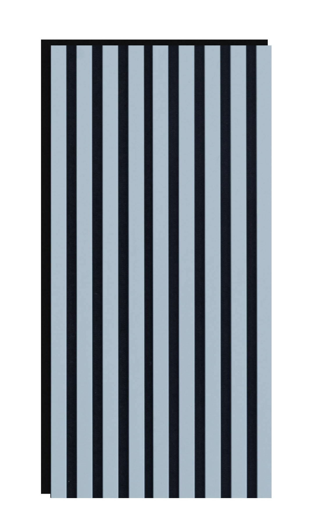 Akustikpaneel 800 x 400 mm Nordic - Akustikfilz Schwarz - Wandverkleidung