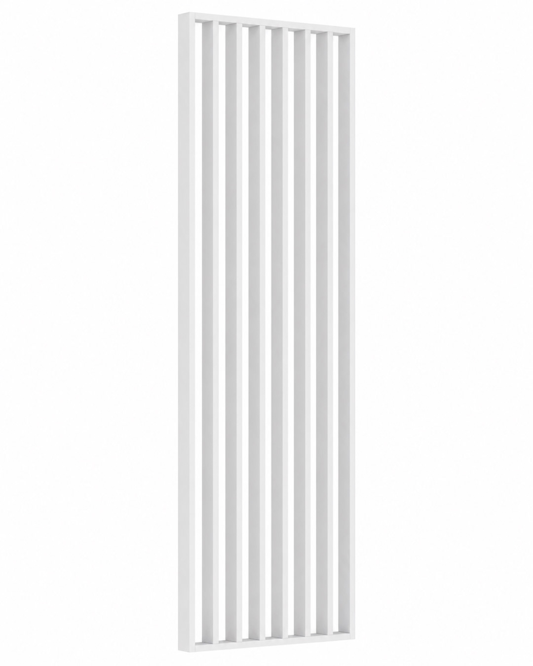Raumteiler/Lamellenwand 580 x 2750 x 65 mm Weiß