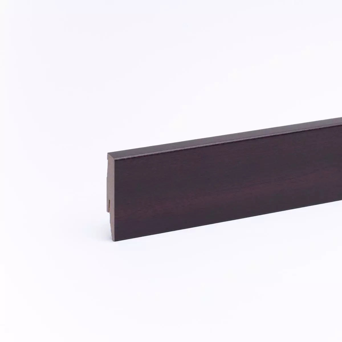 Sockelleiste mit Holzoptik 60mm Mahagoni