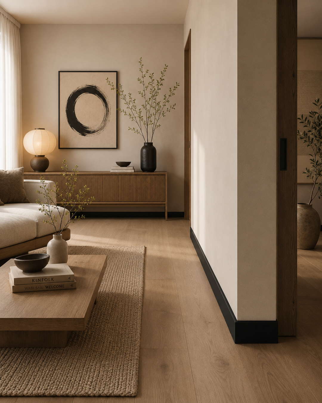 Decor skirting 60 mm Black