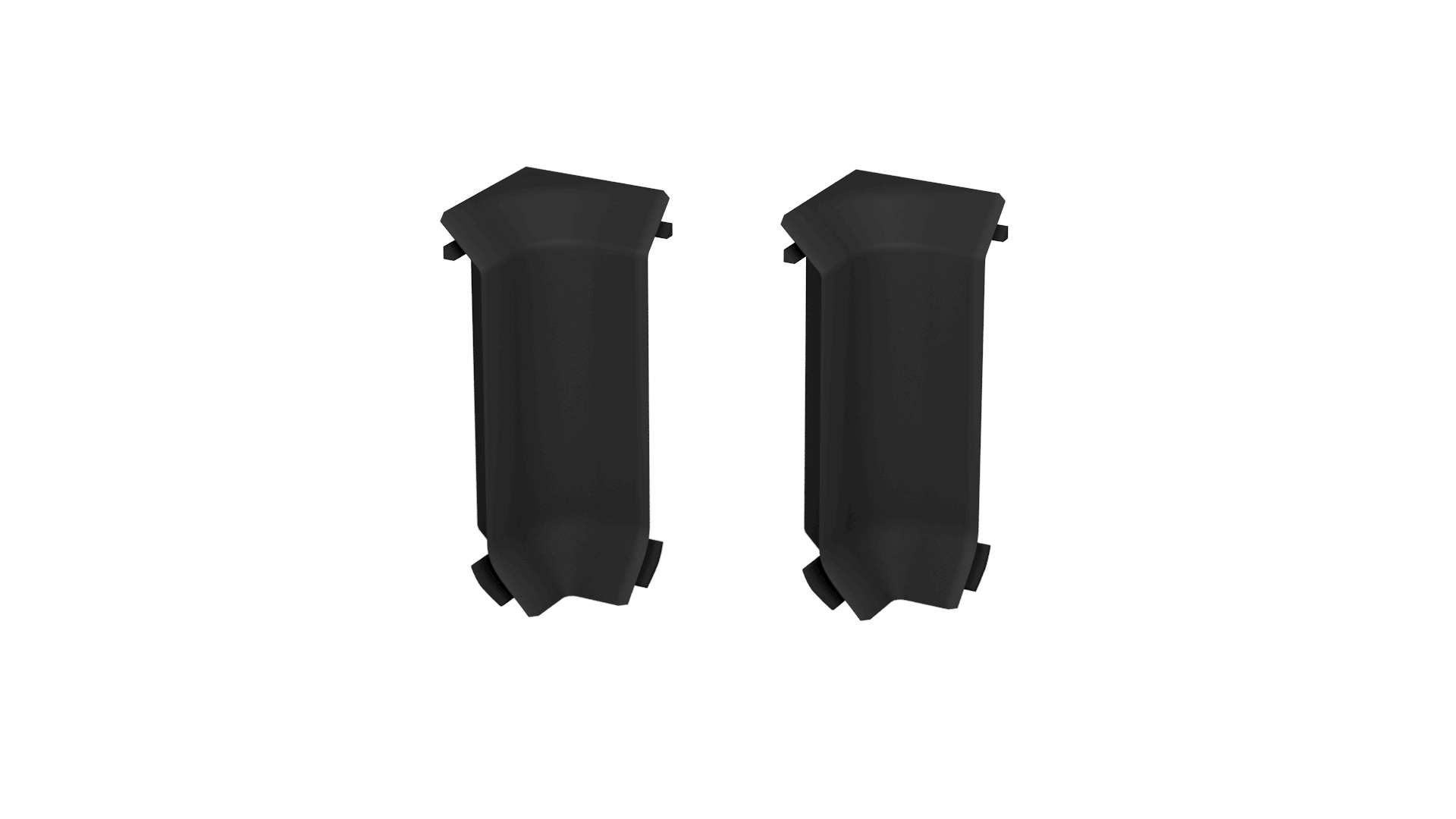 Innenecke für Hartschaum-Sockelleiste 811 Schwarz