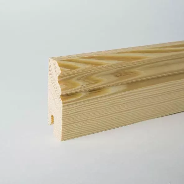 Sockelleiste Berliner Profil 80mm - Kiefer roh