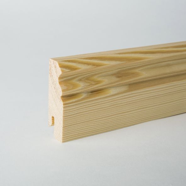 Sockelleiste Berliner Profil 80mm - Kiefer roh
