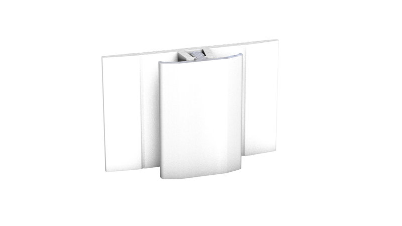 MuraTec aluminum connecting profile, silver - for covering thicknesses 3.0 - 5.0 mm