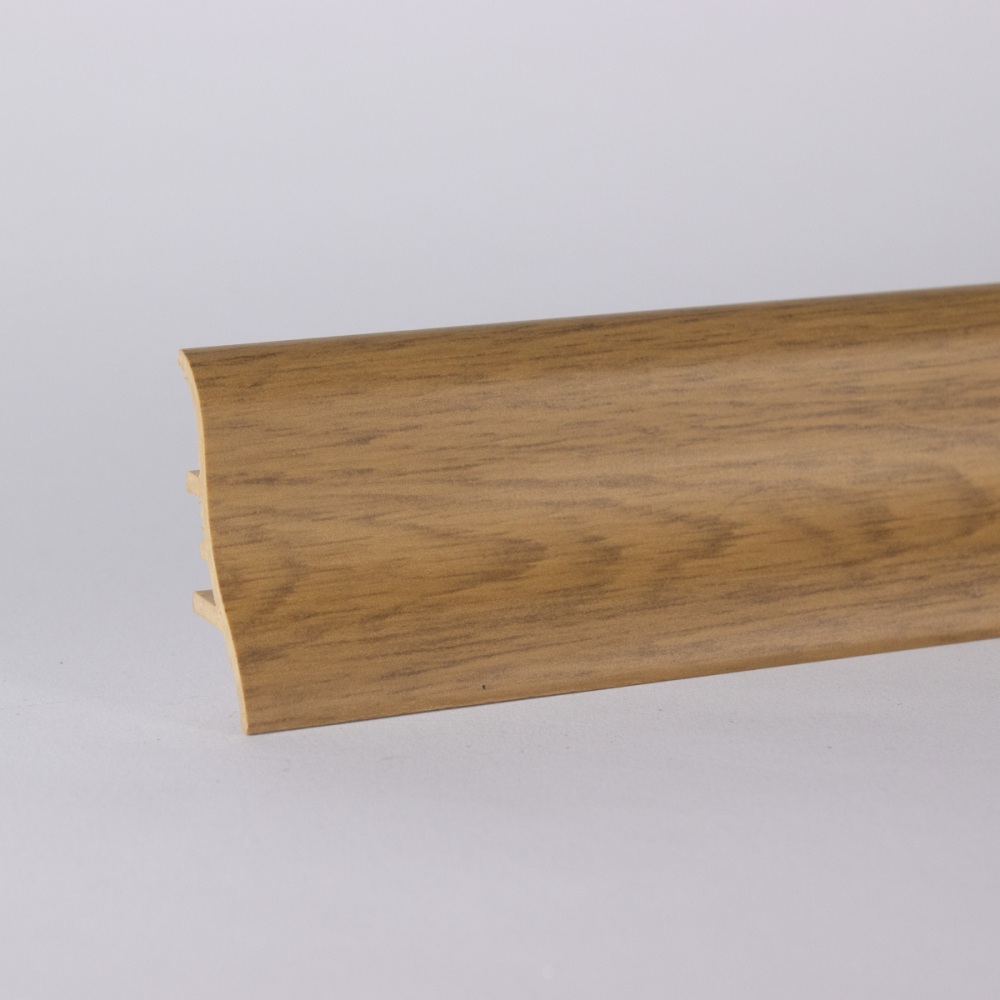 Kunststoff Sockelleiste 21 x 48 x 2.500 - Eiche Kunststoff Sockelleiste 21 x 48 x 2.500 - Eiche