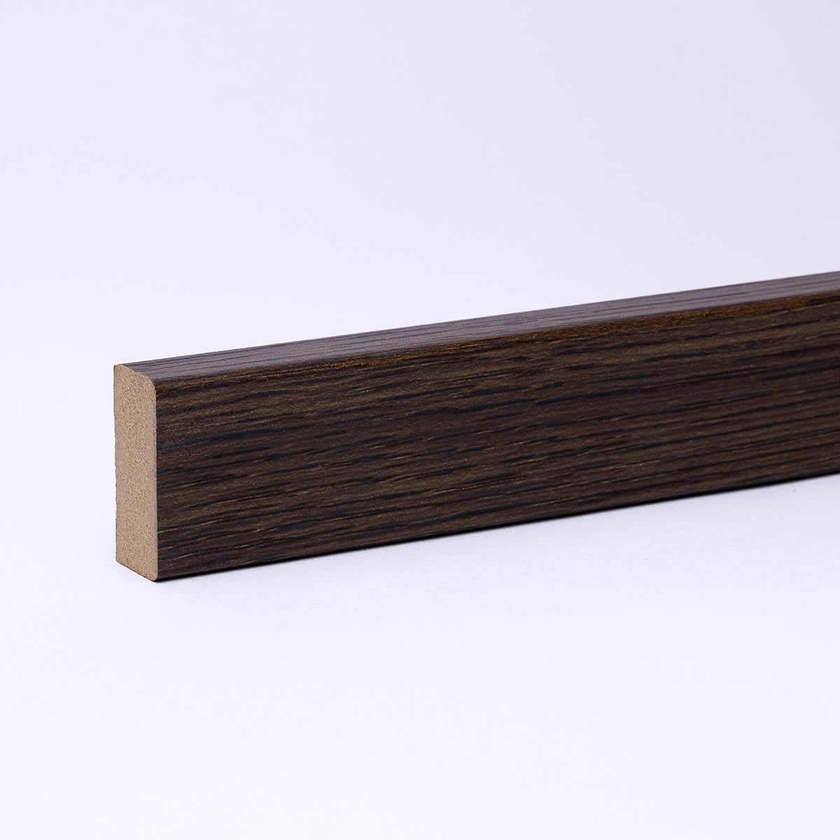 Wall panelling, lamella strip, wall lamella - dark oak 27 x 12 mm Wall panelling, lamella strip, wall lamella - dark oak 27 x 12 mm