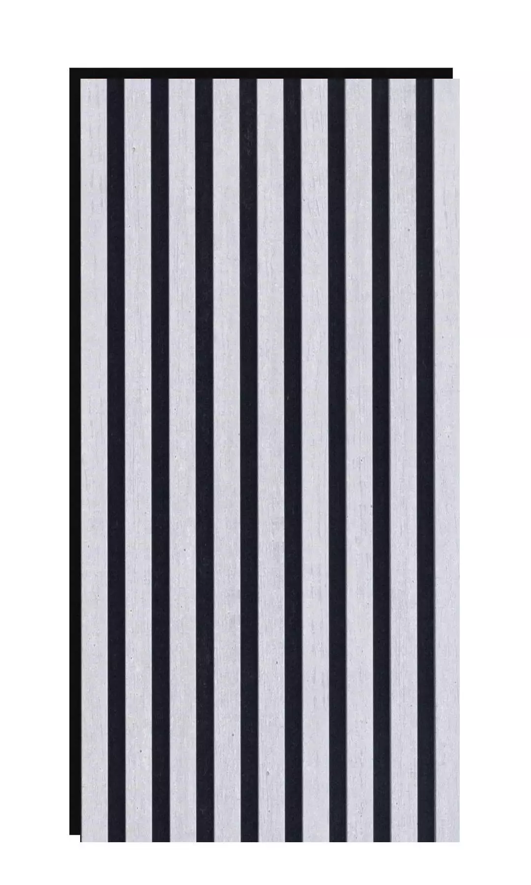 Akustikpaneel 800 x 400 mm Beton - Akustikfilz Schwarz - Wandverkleidung