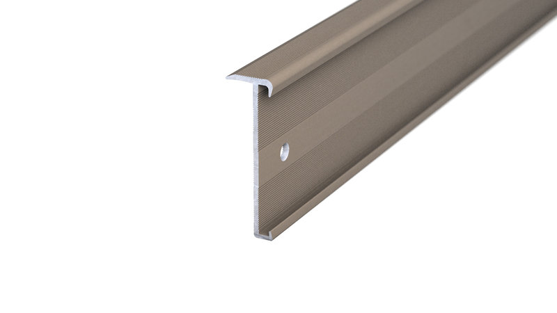 Treppenkantenprofil Nr. 271 für 2-3mm Beläge Edelstahl matt - 3,00 m
