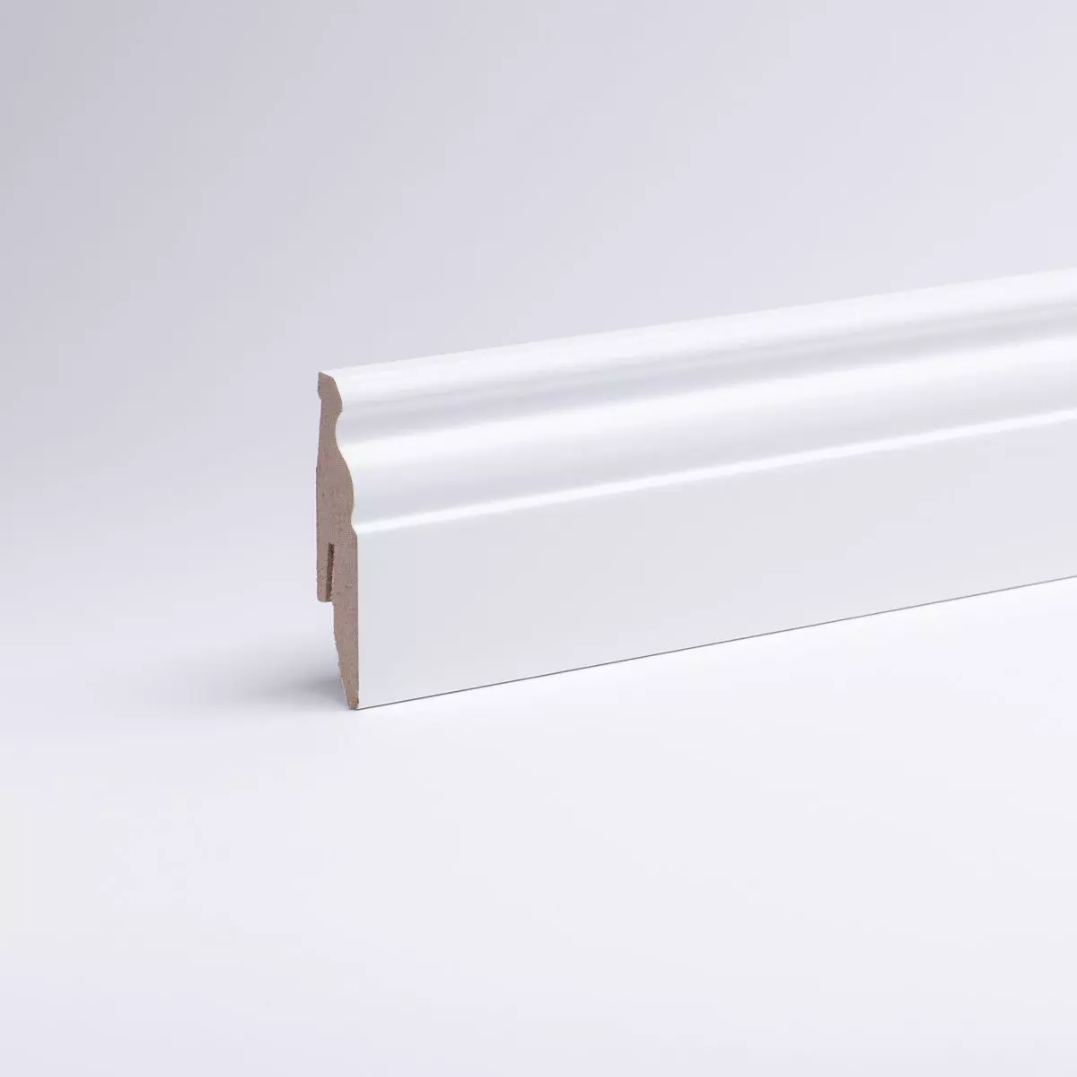 Sockelleiste Berliner Profil 60 mm weiß lackierfähig