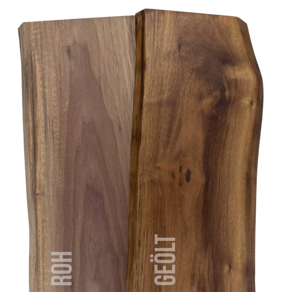 Tree slice, walnut top 25 mm solid wood with tree edge - 25 - 30 cm Tree slice, walnut top 25 mm solid wood with tree edge - 25 - 30 cm