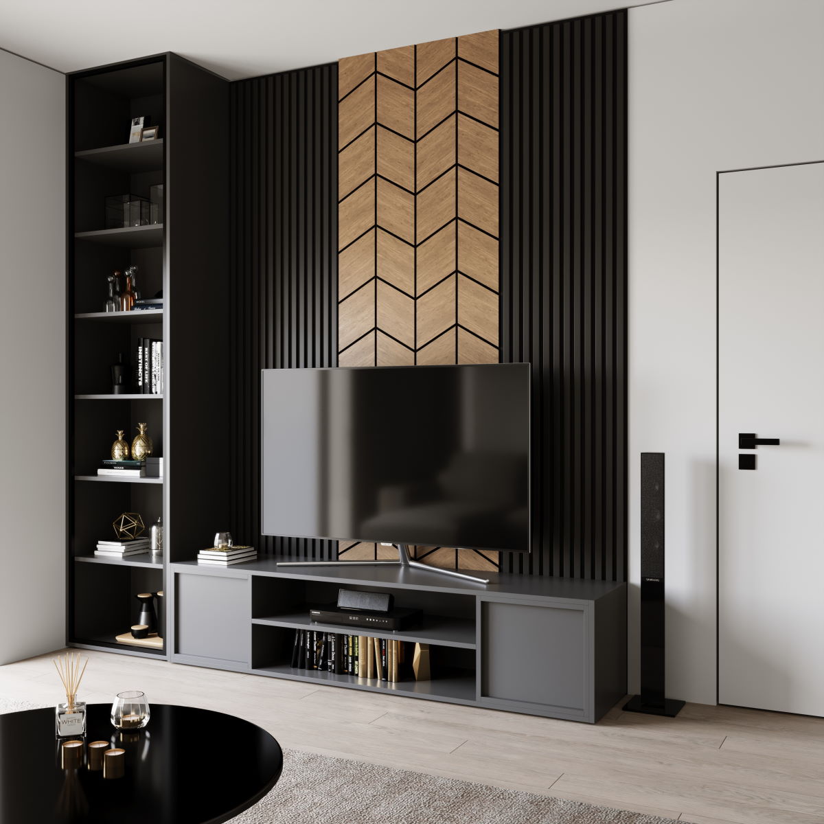 Wall paneling CARO - natural oak