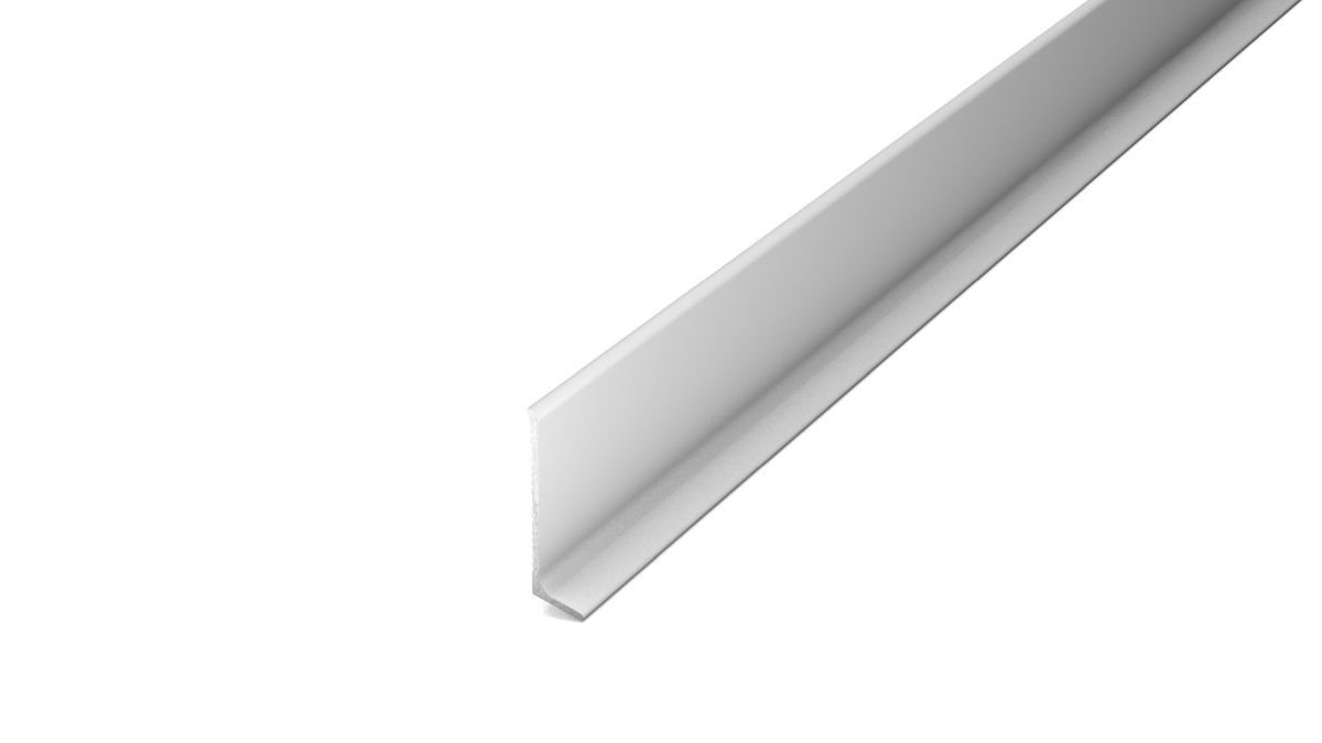 Prinz Aluminium-Sockelleiste 11 x 40 mm - Nr. 371 - Silber - 270 cm