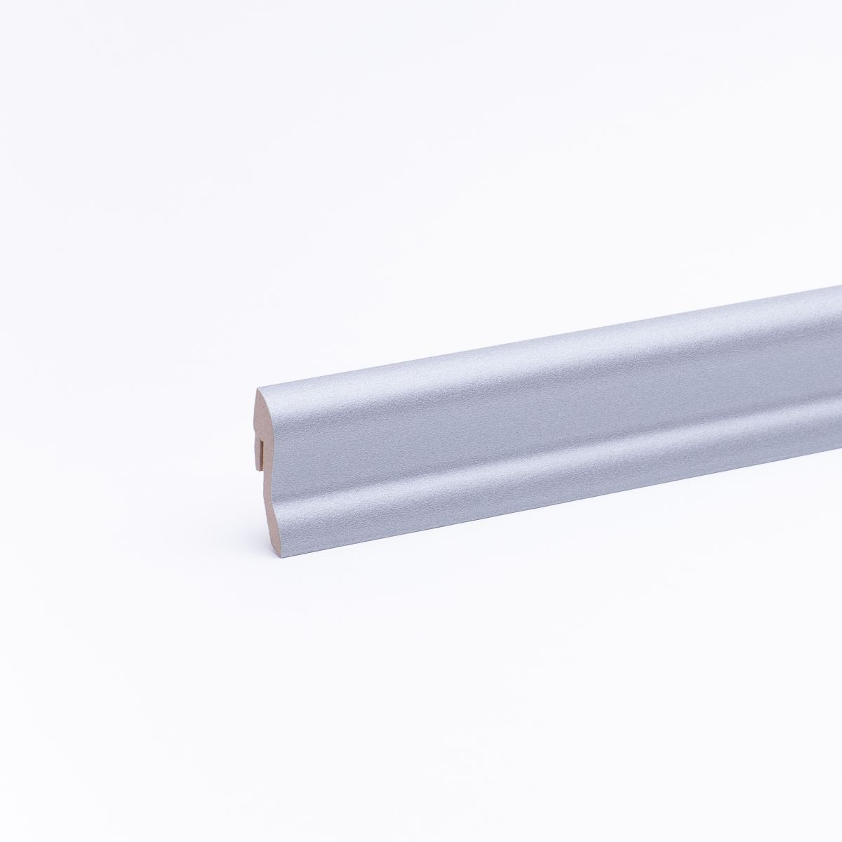 Skirting with wood optics 40mm high-grade steel decor Skirting with wood optics 40mm high-grade steel decor
