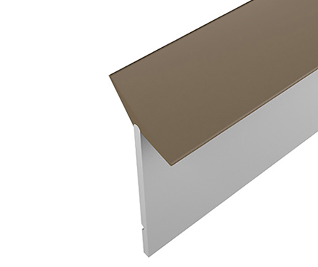 Sealing strip niche profile for worktop 4.20m gray meringue Sealing strip niche profile for worktop 4.20m gray meringue