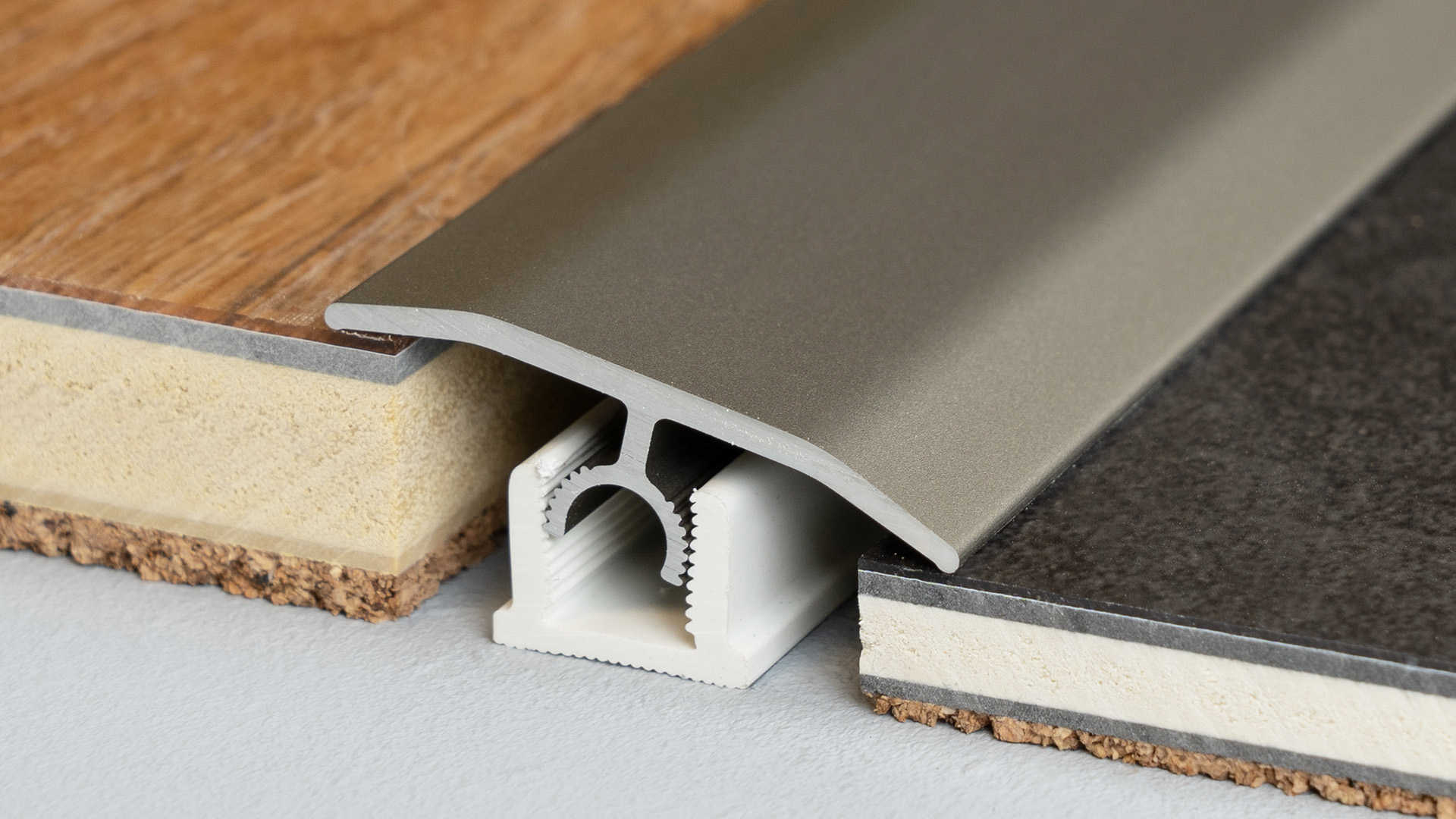 Prinz Profi-Tec CORE Übergangsprofil 34 mm - Nr. 335 - Silber - 200 cm