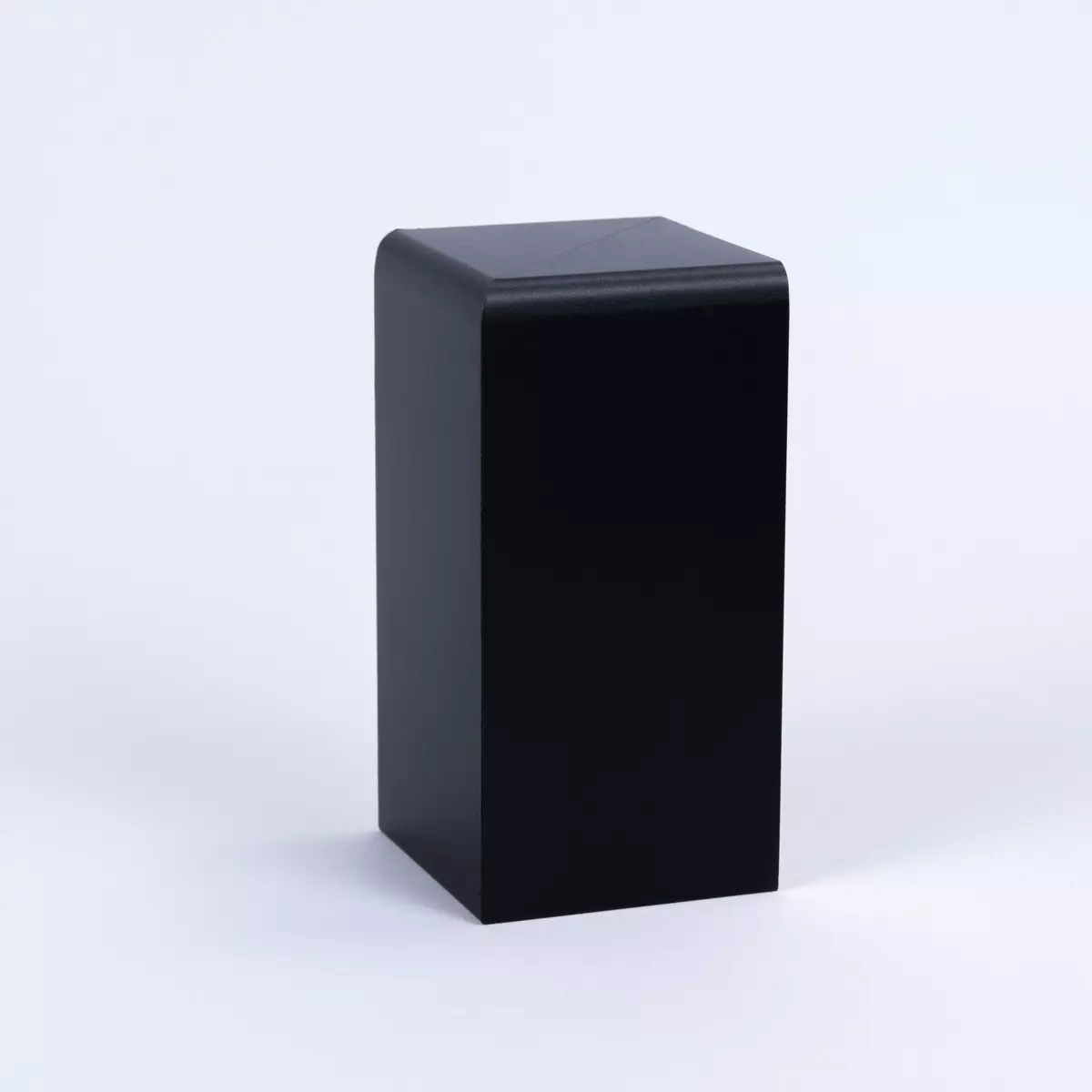 Abschluss Links/Rechts für Heizungsrohrverkleidung 120 mm Schwarz