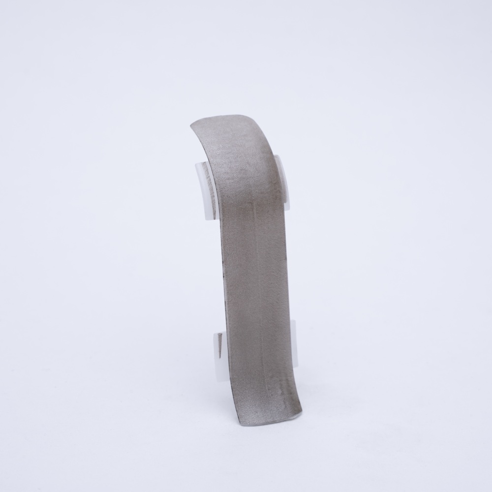 Verbinder für Metallsockelleiste Edelstahl Optik gebürstet