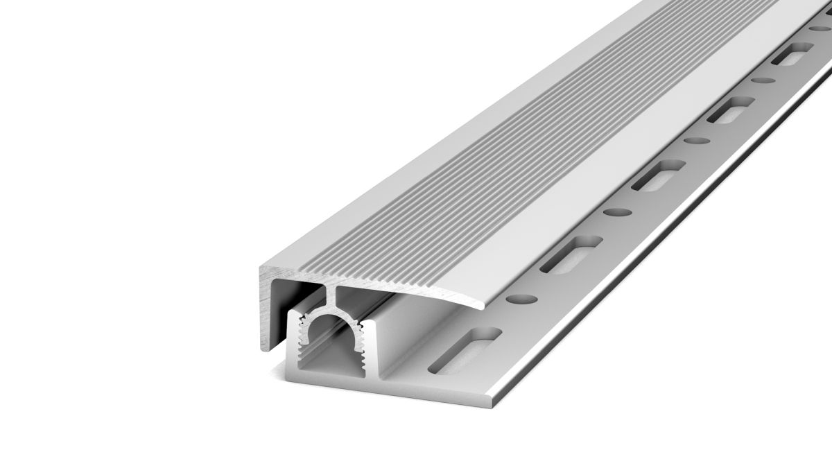 Prinz Profi-Tec JUNIOR Abschlussprofil 26 mm - Nr. 320 - Silber - 270 cm