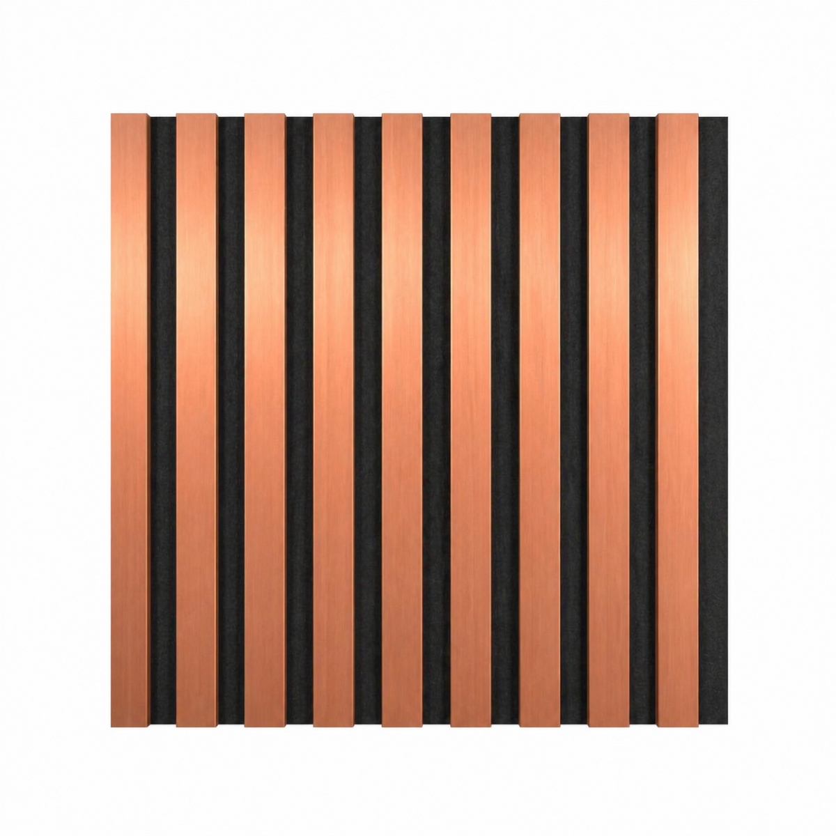 Acoustic+ Akustikpaneel Kupfer 400 x 400 mm - Akustikfilz Schwarz