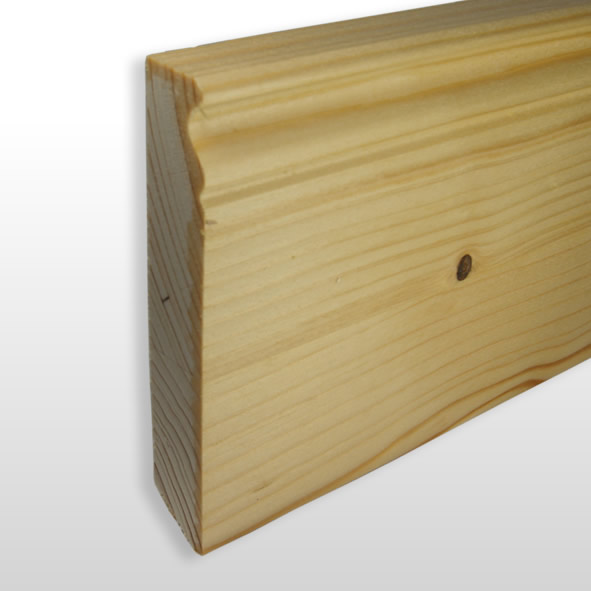 solid wood skirting 100mm with Berlin profile oiled pine solid wood skirting 100mm with Berlin profile oiled pine