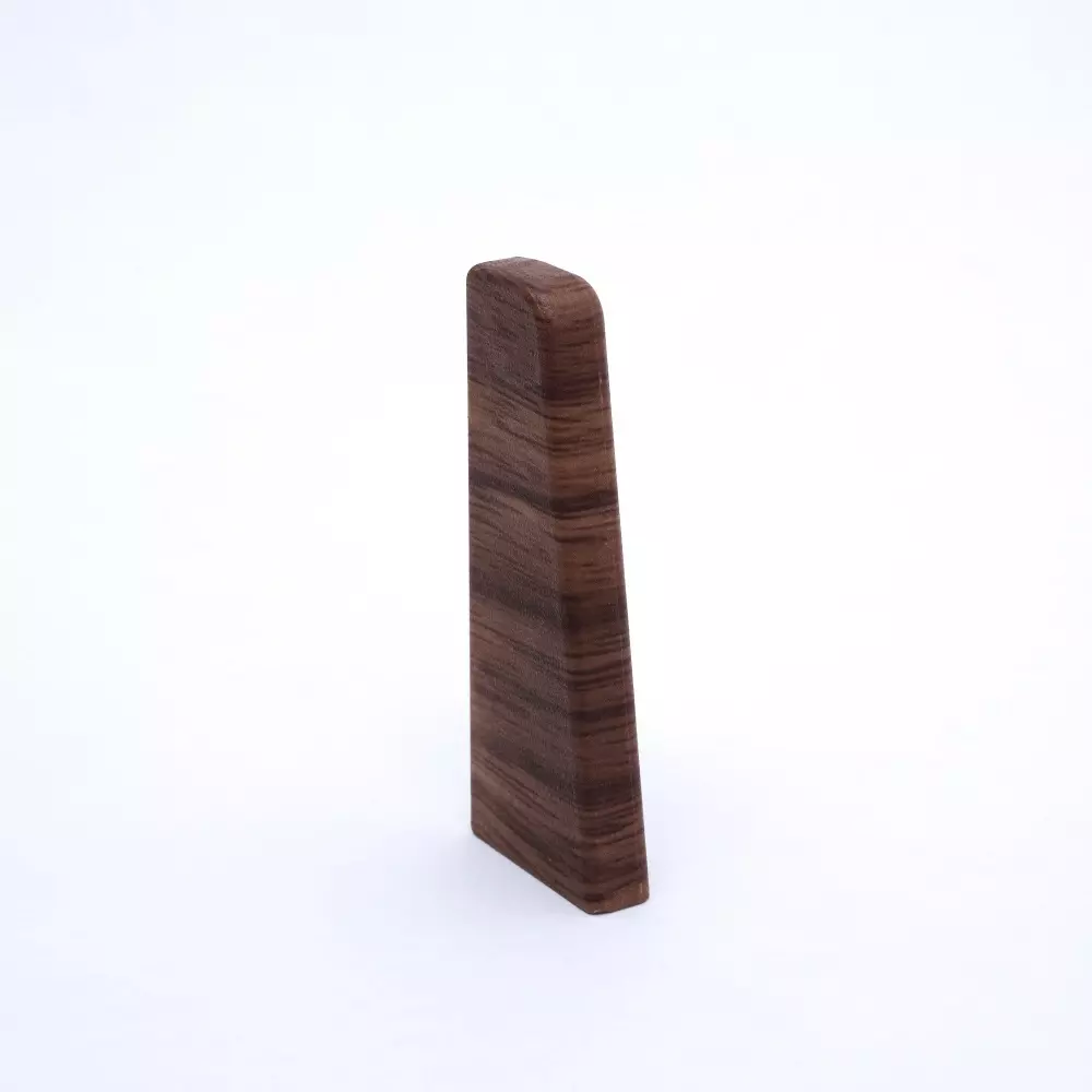 Abschluss links 60mm Nussbaum