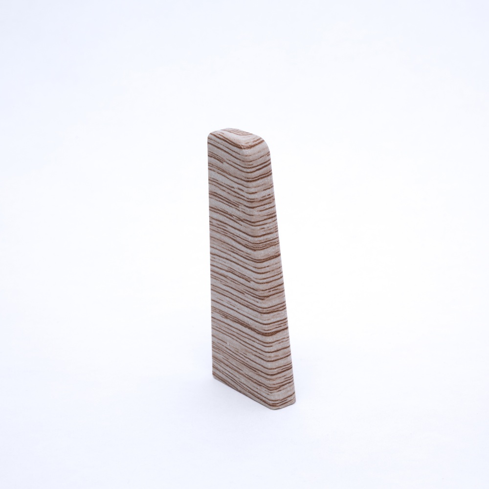 Abschluss links 60mm Eiche weiß