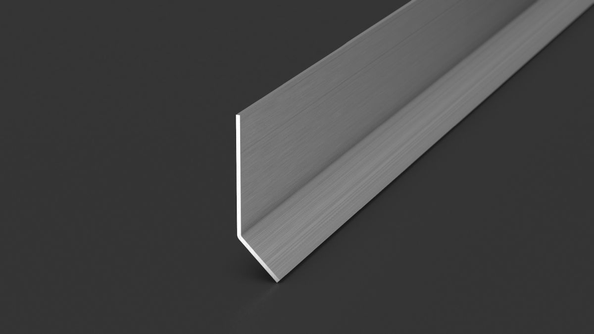 Stainless steel skirting board 60mm - brushed stainless steel 2.50m Stainless steel skirting board 60mm - brushed stainless steel 2.50m