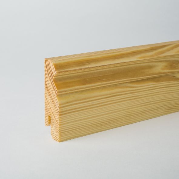 Sockelleiste Berliner Profil 80mm - Kiefer geölt