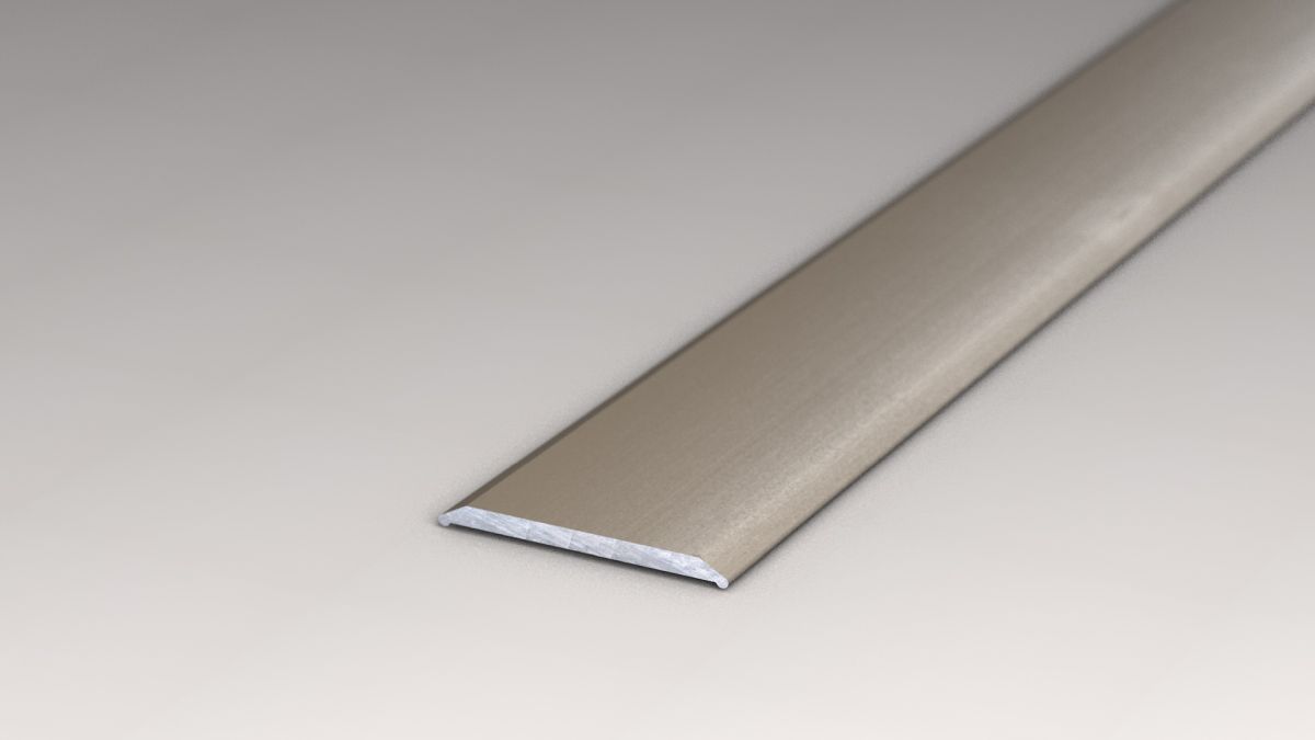 Transition profile 24 mm self-adhesive  stainless steel matt - 1.00 m Transition profile 24 mm self-adhesive  stainless steel matt - 1.00 m